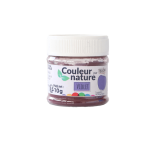 Colorant naturel en poudre Couleur nature : violet 10 gr - T