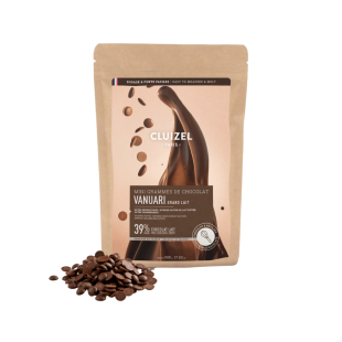 Chocolat au lait 39% Vanuari – 500 g – Cluizel Chocolat au lait 39% Vanuari – 500 g – Cluizel