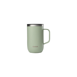 Travel Mug isotherme avec anse 470ml tilleul - Qwetch