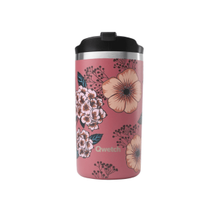 Travel mug isotherme Anémone 350ml - Qwetch