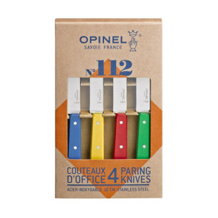 Set de 4 couteaux office coloris classique - Opinel