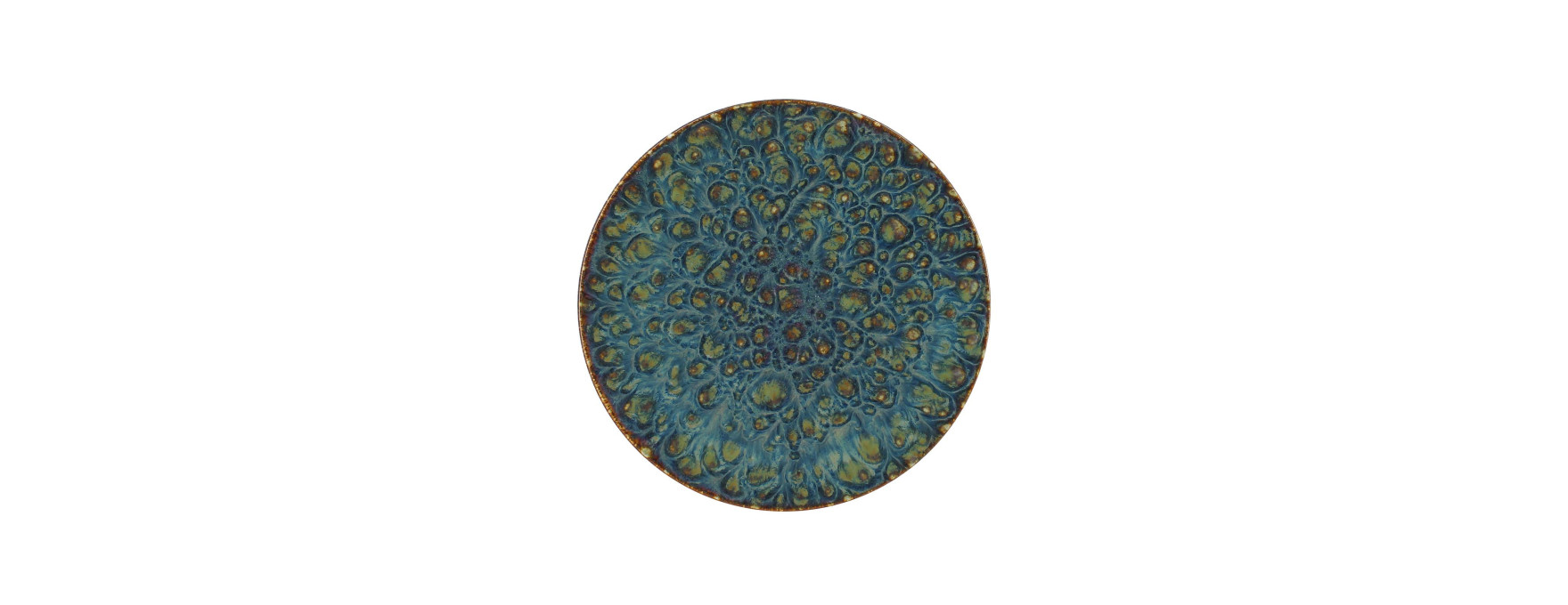 Assiette à dessert 20cm  Venus en porcelaine émail réactif -