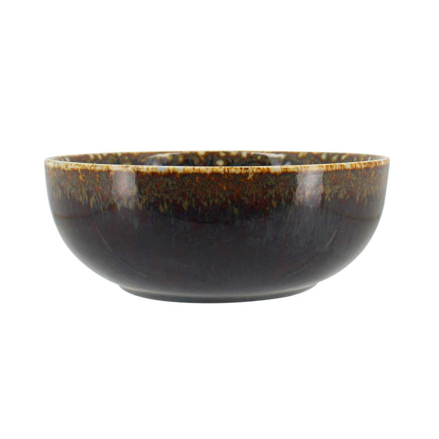 Assiette coupelle 16 cm Venus en porcelaine émail réactif - 