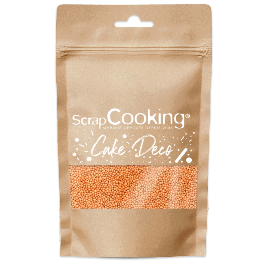 Dcor  parsemer : mini perles dores 80 gr - Scrapcooking