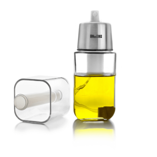 Vaporisateur huile co 180ml verre et acier - Ibili