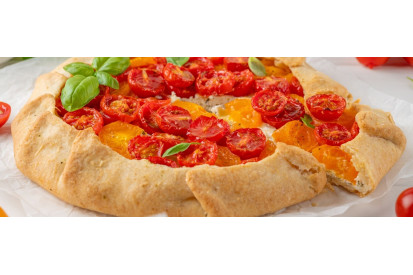 Tarte à la tomate ensoleillée Tarte à la tomate ensoleillée