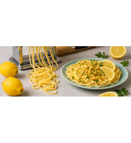 Pâtes fraîches au citron & huile d’olive