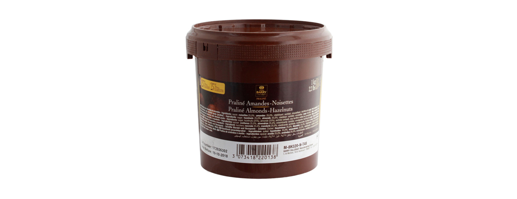 Praliné noisettes et amandes 1 kg - Barry