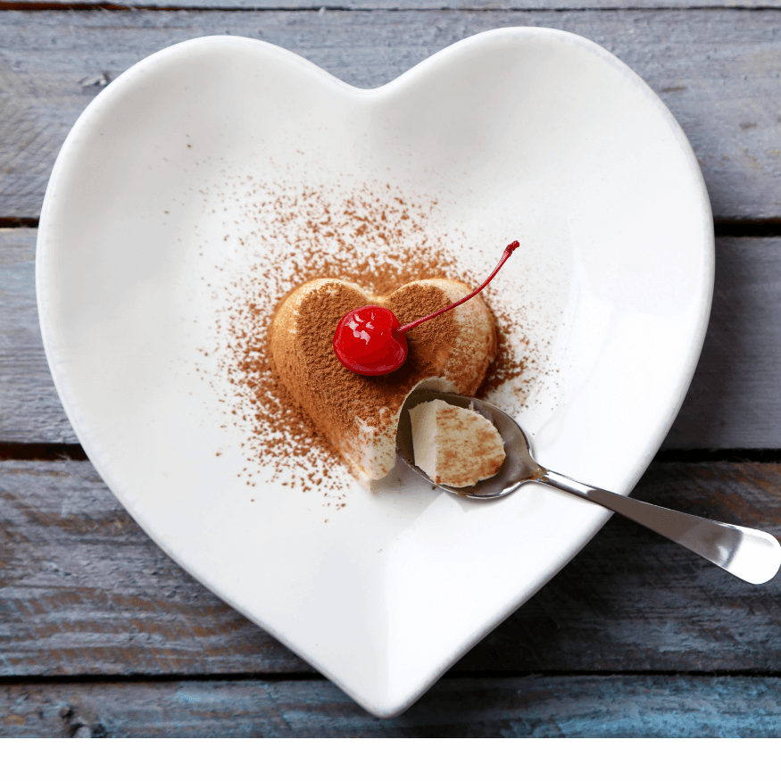 Coeur à pâtisserie individuel en inox 8,5 cm hauteur 3 cm - 