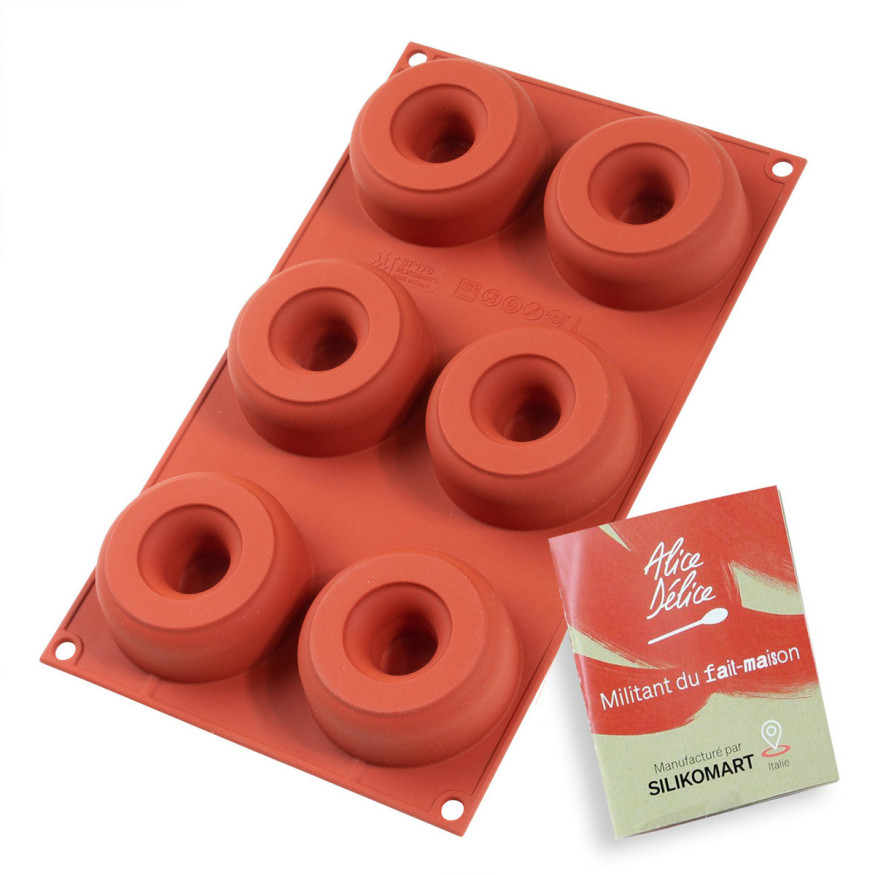 Moule en silicone 6 donuts - Alice Délice