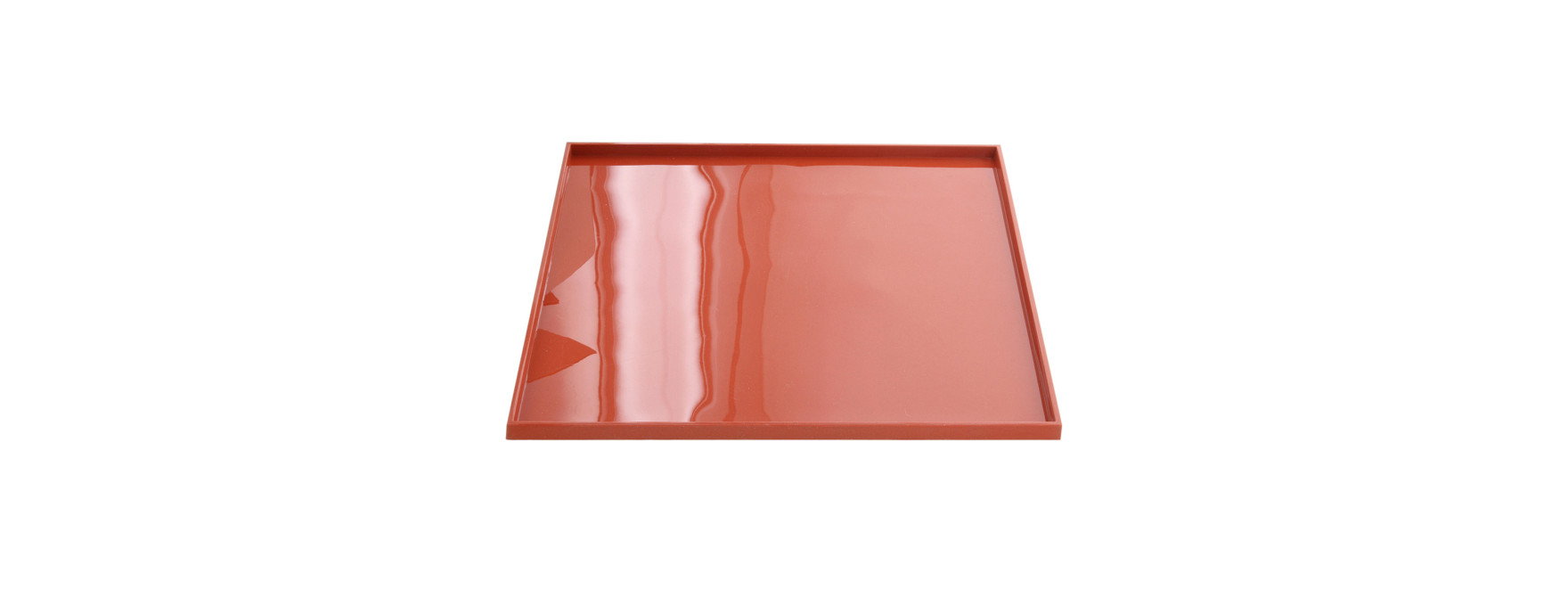 Tapis de cuisson carré à rebord en silicone idéal pour la cu