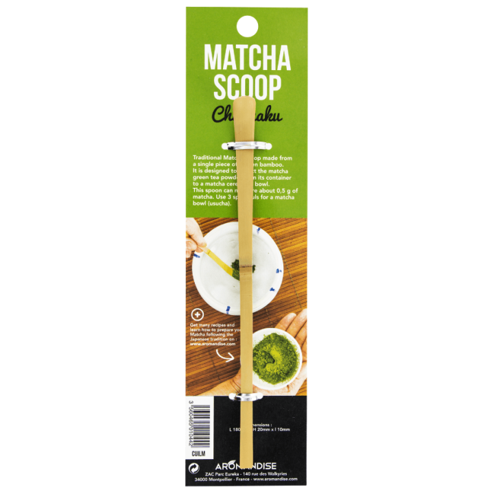 Cuillère à thé matcha Chashaku - Aromandise