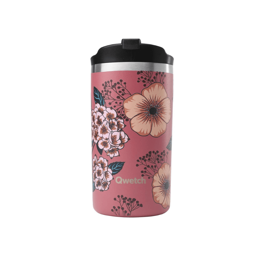 Travel mug isotherme Anémone 350ml - Qwetch