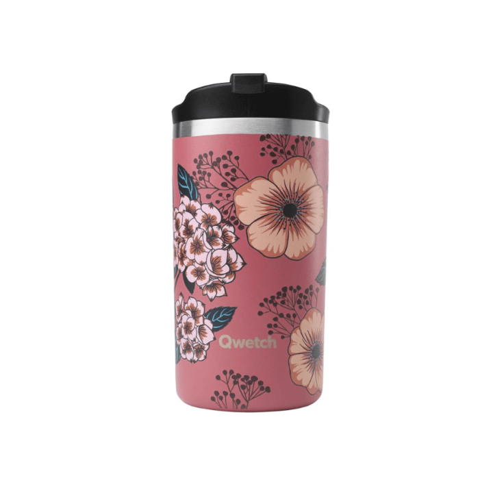 Travel mug isotherme Anémone 350ml - Qwetch