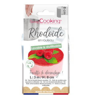 Ruban de rhodode 8 cm x 3 m - Scrapcooking
