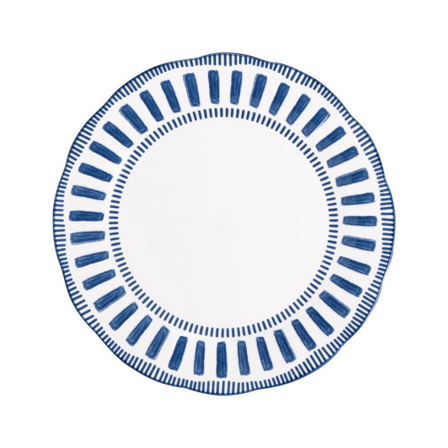 Assiette Calotte 22 cm Napoli Bleue - Table passion
