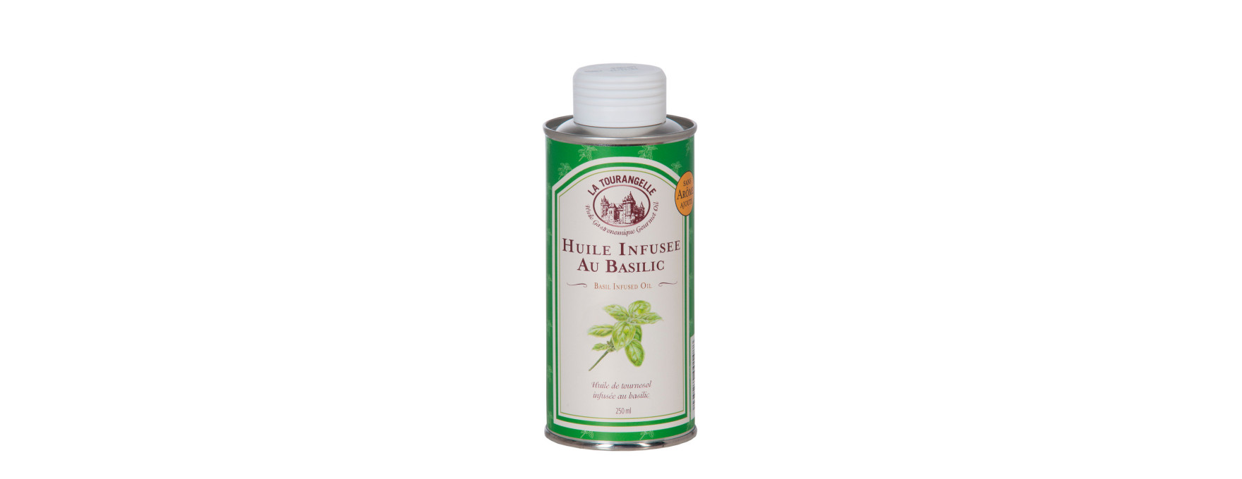Huile infusée au basilic 250ml - La Tourangelle