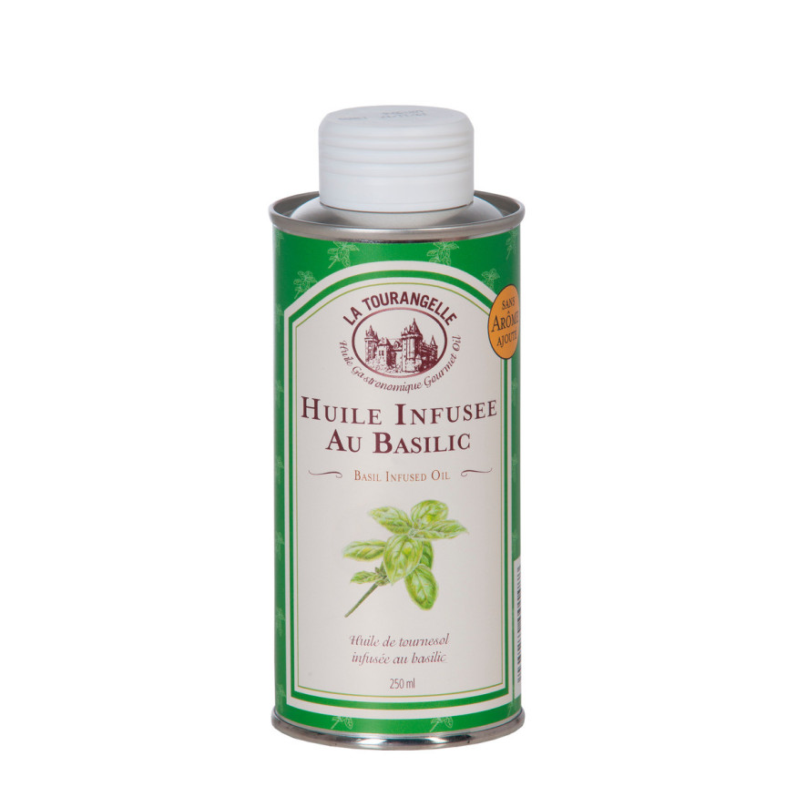 Huile infusée au basilic 250ml - La Tourangelle