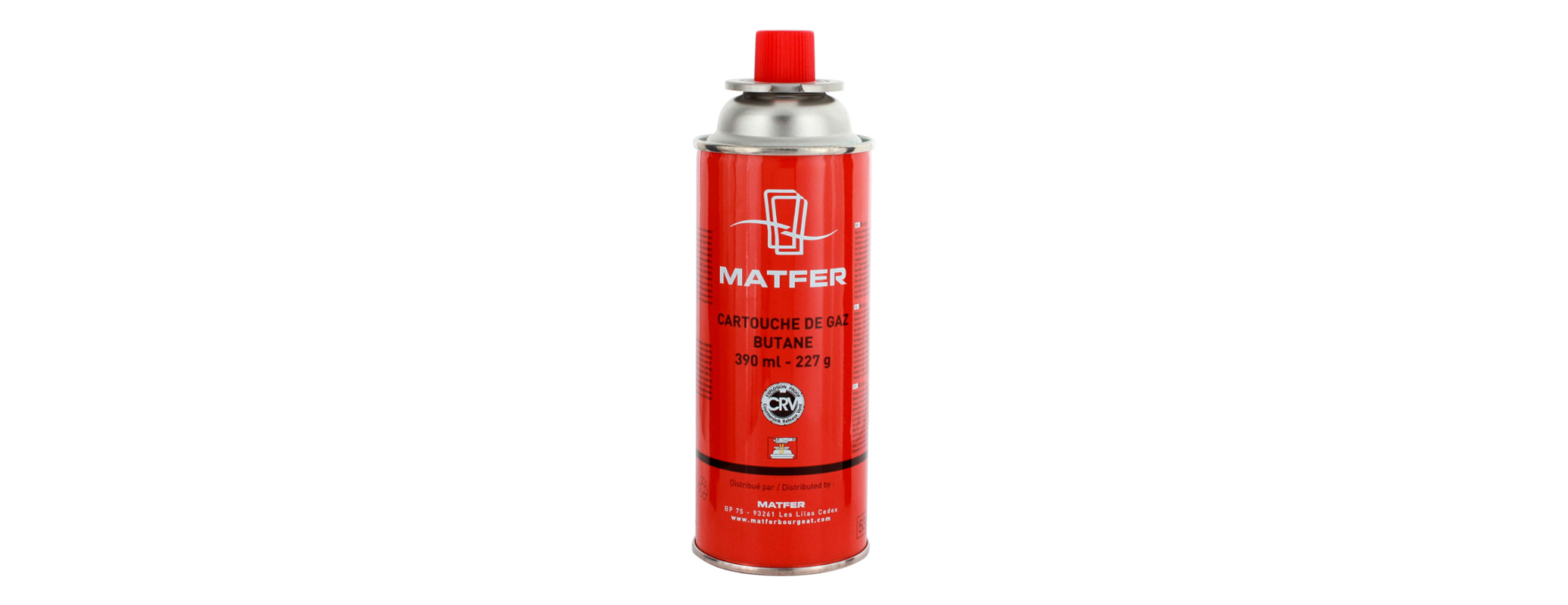 Cartouche de gaz pour chalumeau professionnel 380 ml - Matfe