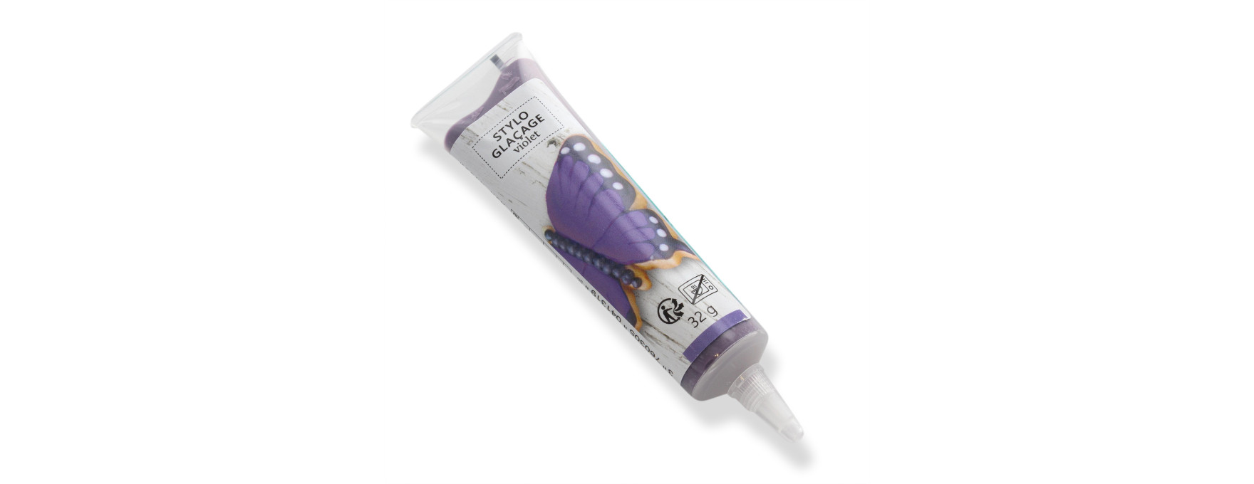 Stylo de glaçage pour décorer les biscuits violet 32 gr