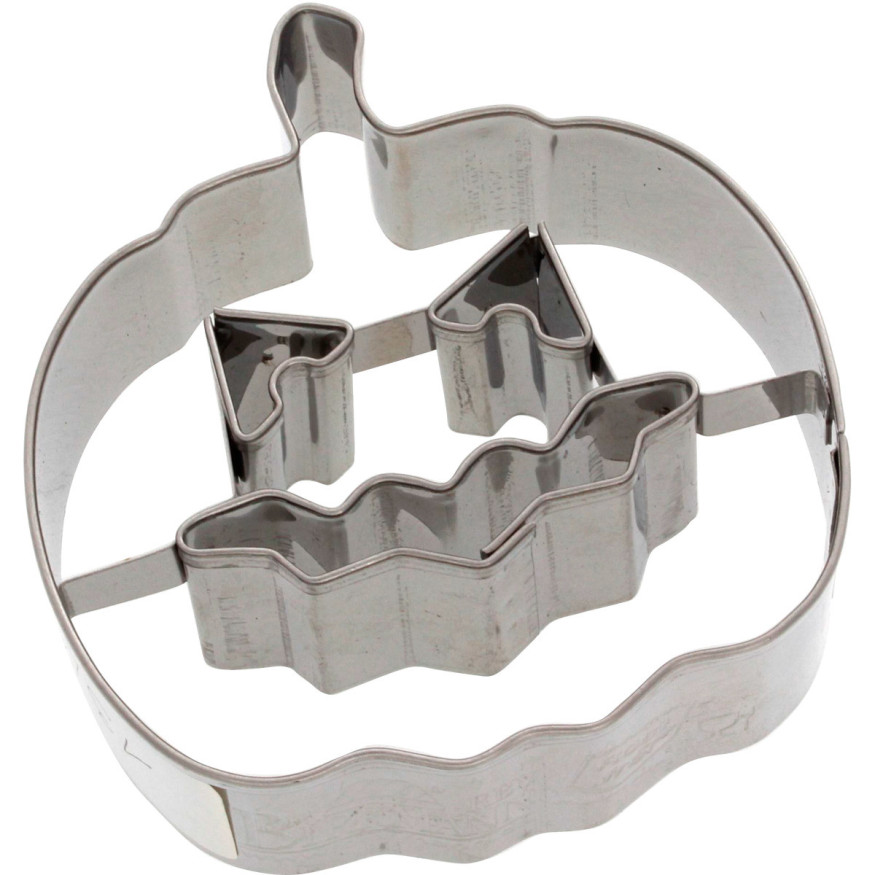 Emporte-pièce en inox Halloween : citrouille 7 cm - Birkmann