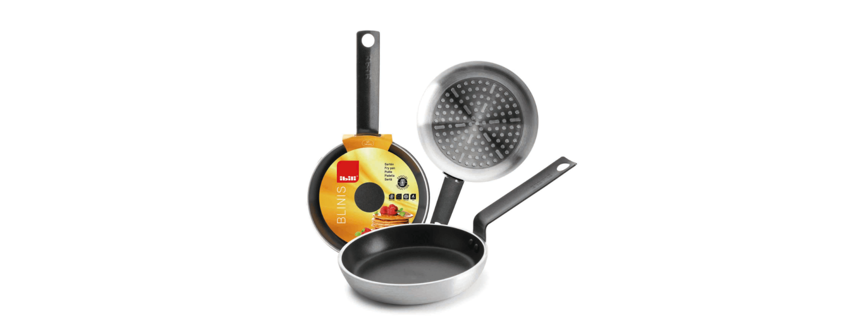Poêle à blinis revétue 14cm - Ibili
