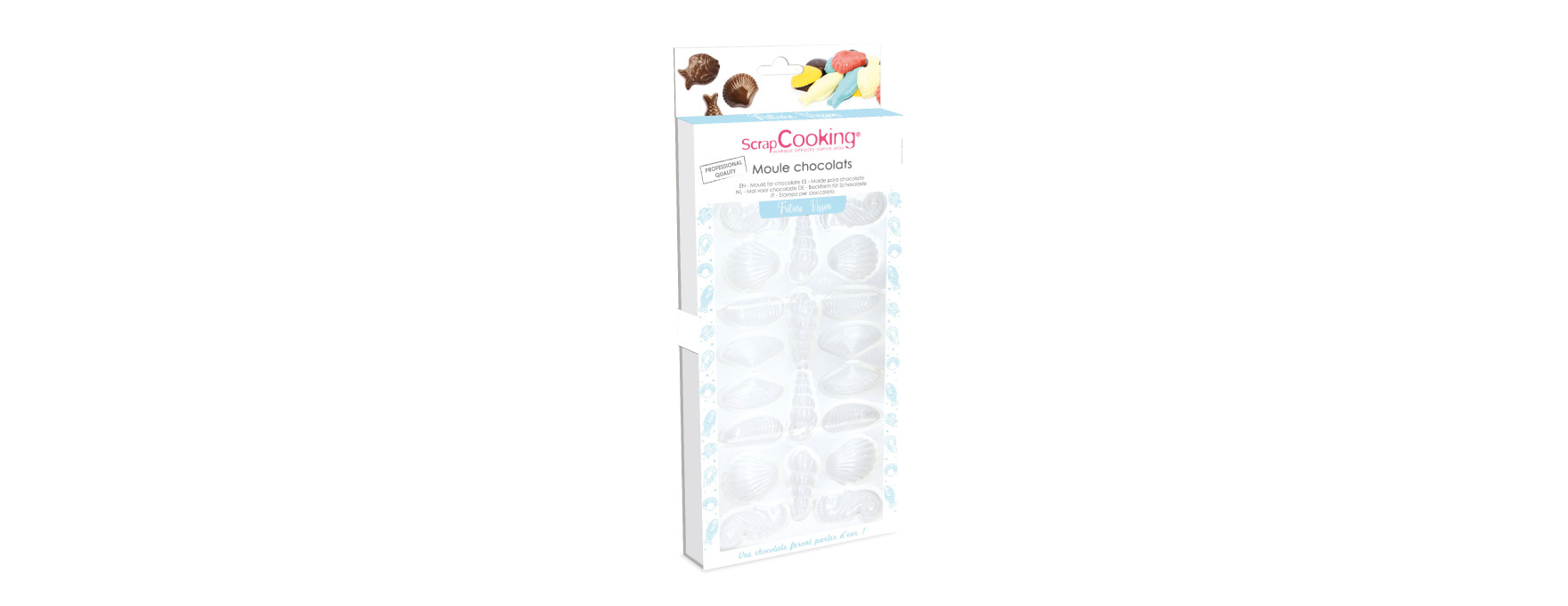 Moule à chocolat en plastique rigide 20 empreintes Fritures