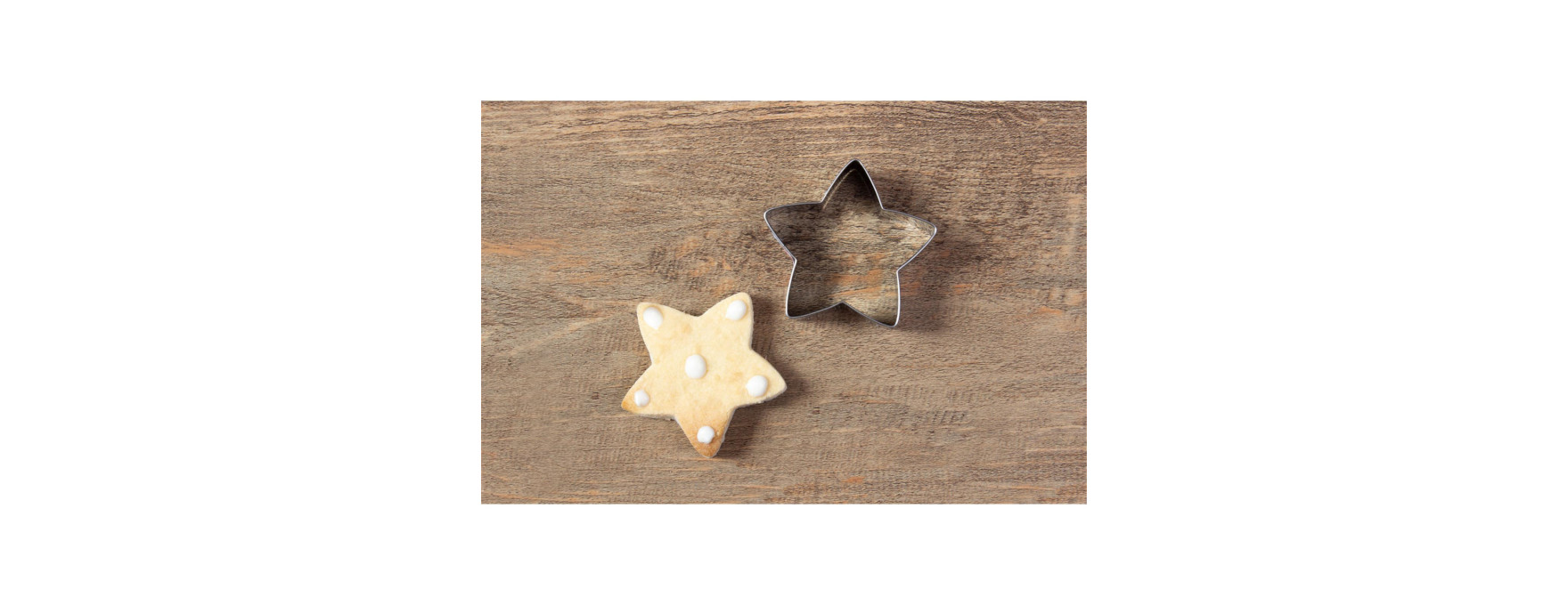Emporte-pièce en inox étoile 6 cm - Alice Délice