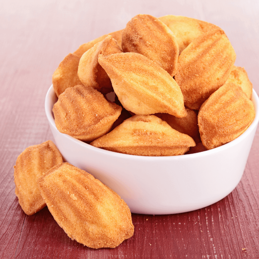 Moule 20 mini madeleines en fer blanc 40 cm - Alice Délice