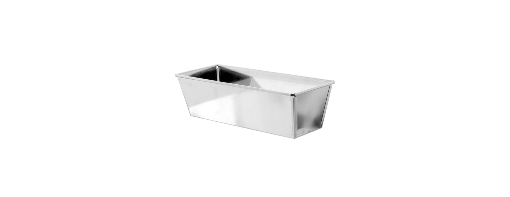 Moule à cake en fer blanc 8/9 parts 24 cm - Alice Délice