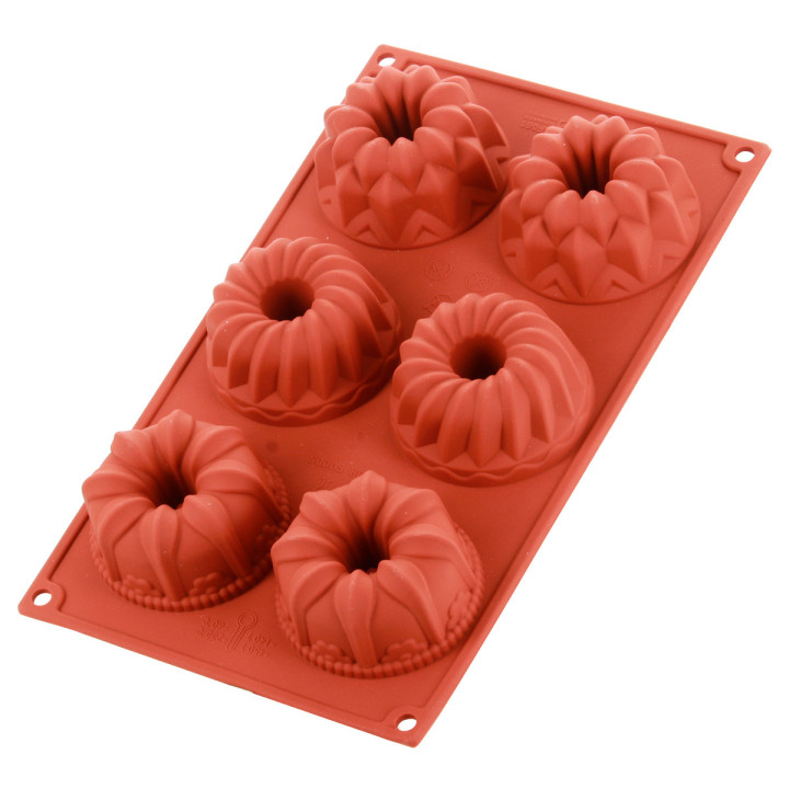 Moule en silicone 6 cakes fantaisies - Alice Délice