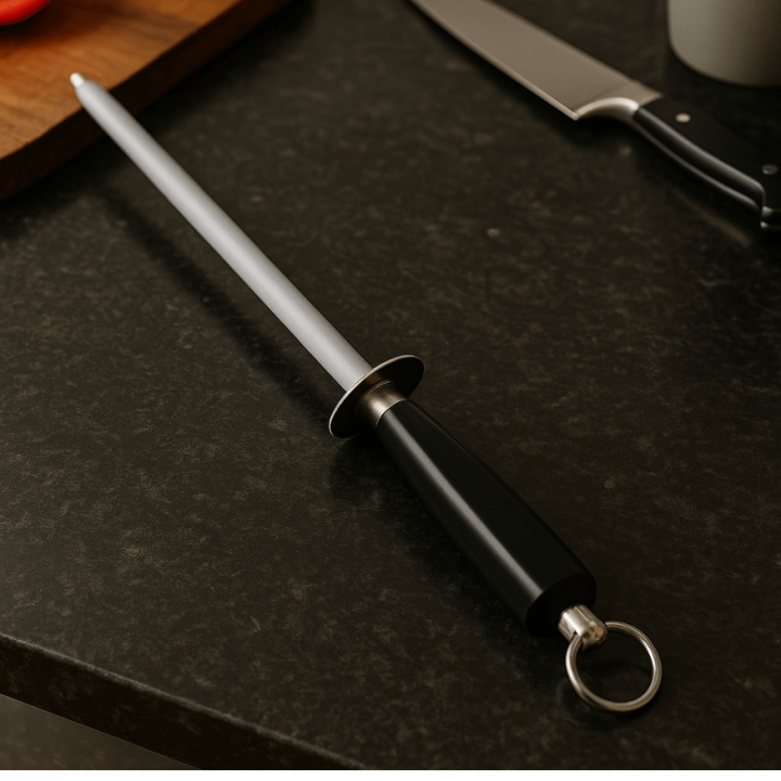 Fusil d´aiguisage 30 cm avec garde en inox - Alice Délice