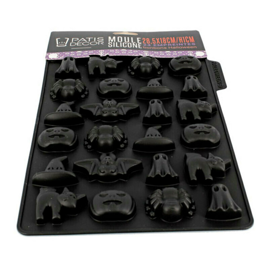 Moule silicone 24 bonbons Halloween - Patisdecor | Alice Délice
