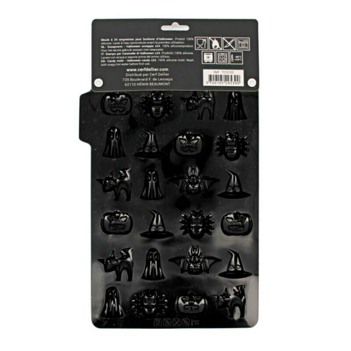 Moule silicone 24 bonbons Halloween - Patisdecor | Alice Délice