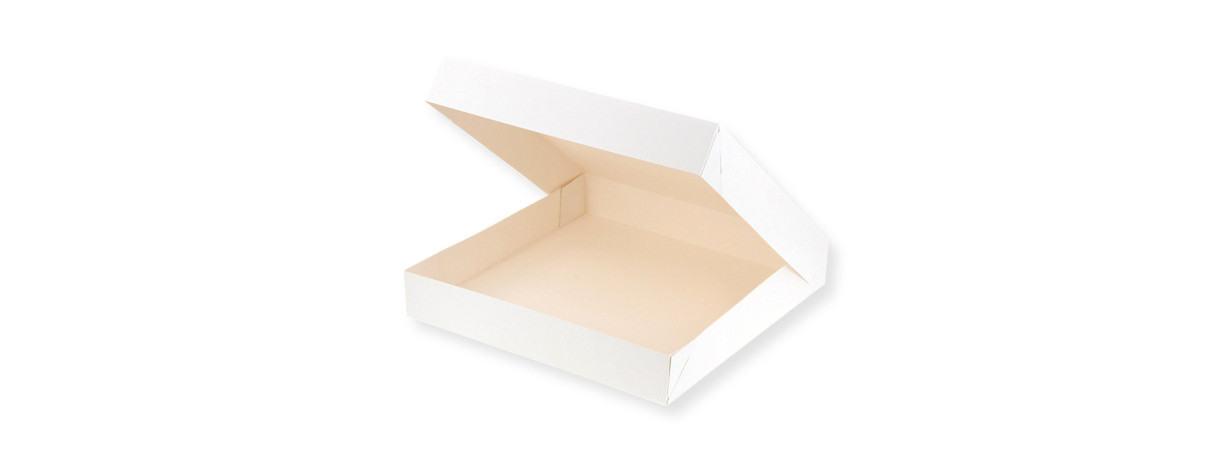 Boîte à gâteaux blanche 31 x 31 x 5 cm