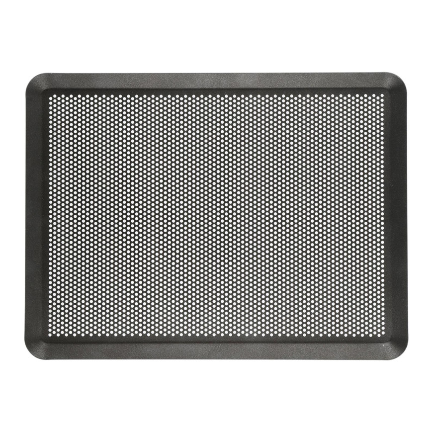 Plaque de cuisson perforée en aluminium anti adhérente 40 x 