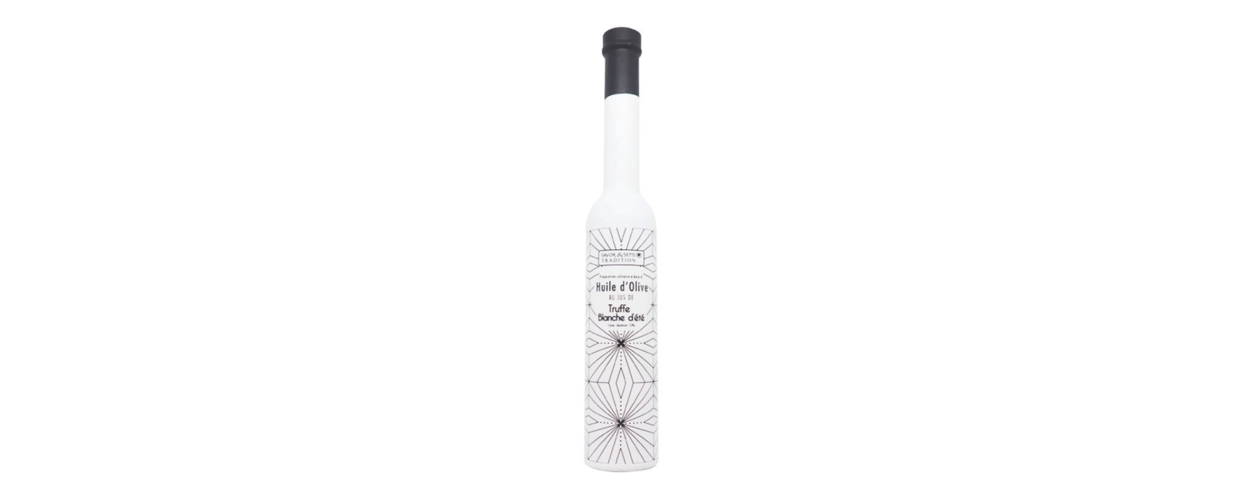 Huile d'olive truffe et poivre blanc 20 cl - Savor et Sens