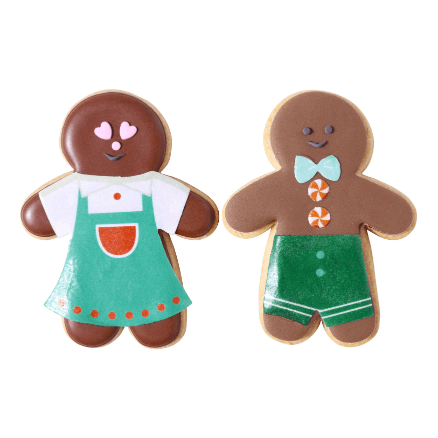 Set biscuit Gingerman Noël : emporte-pièce & décors - PME