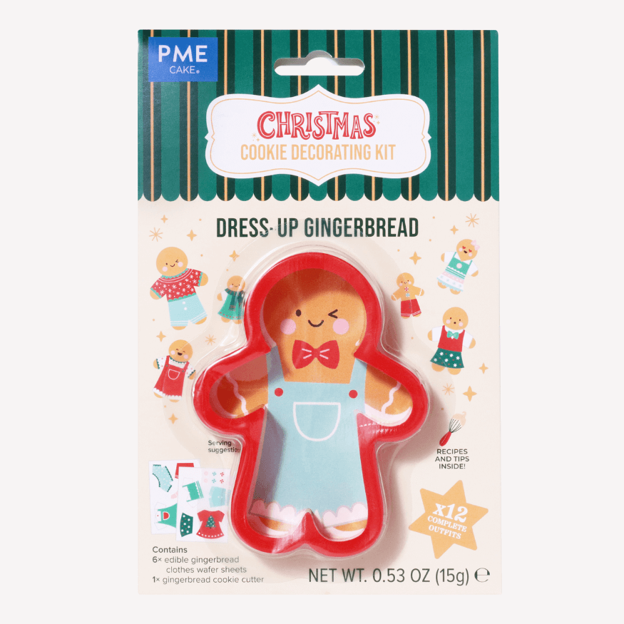 Set biscuit Gingerman Noël : emporte-pièce & décors - PME