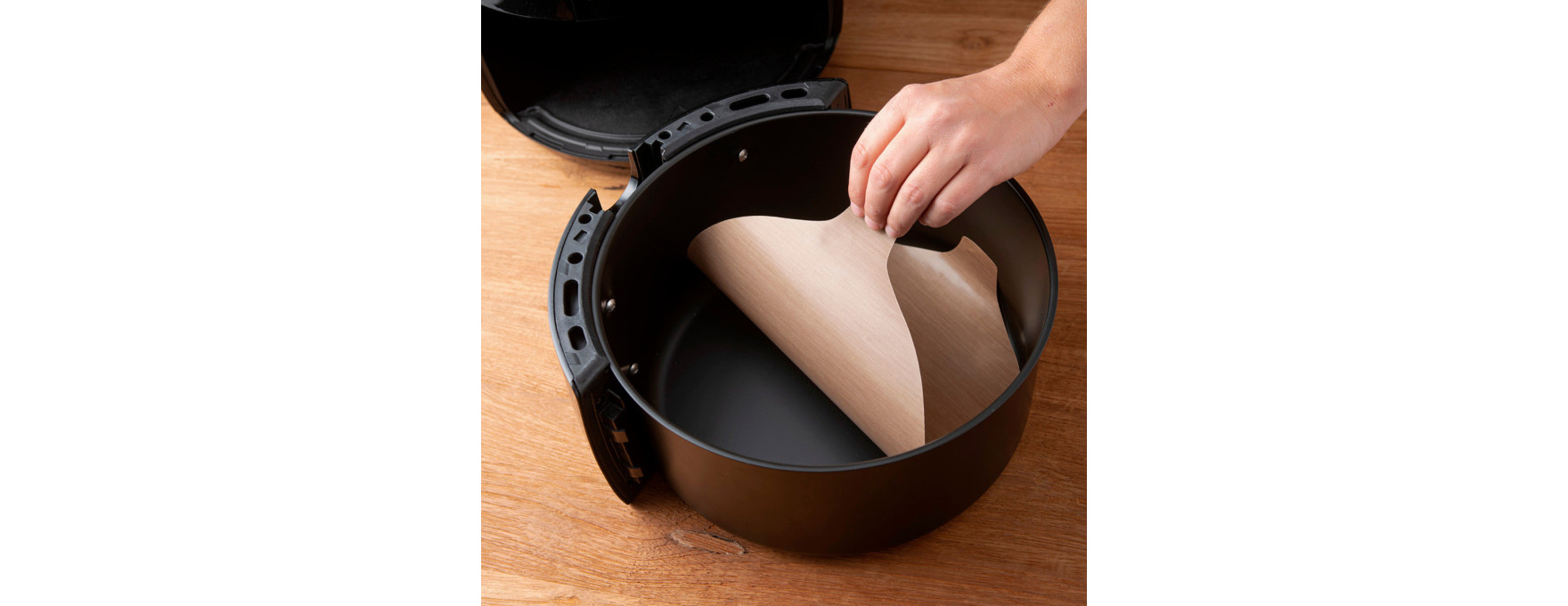 Set de feuilles de cuisson rondes friteuses à air - No Stick