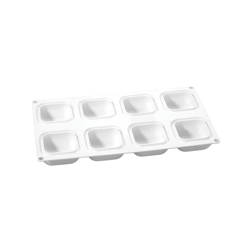 Moule en silicone 3D Gem 100 : 8 empreintes carrées 6.1 x 6.