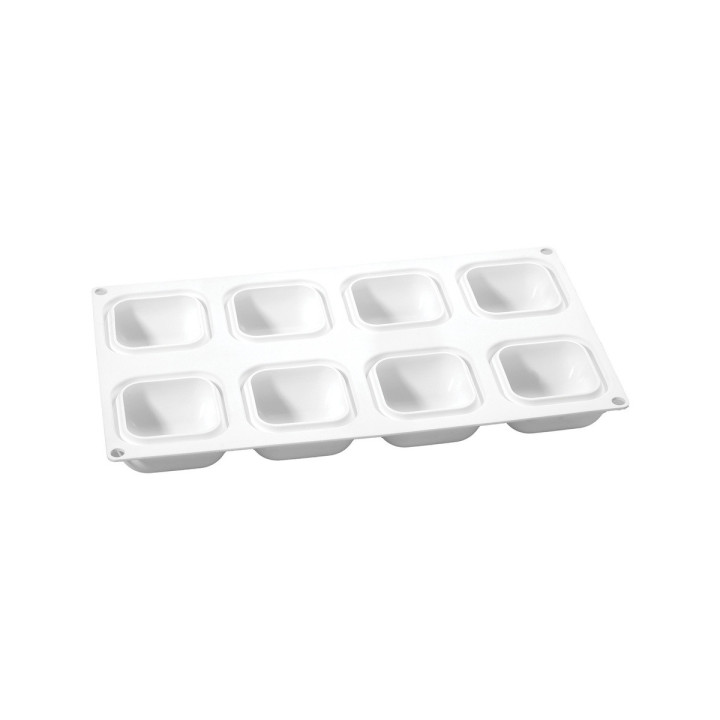 Moule en silicone 3D Gem 100 : 8 empreintes carrées 6.1 x 6.