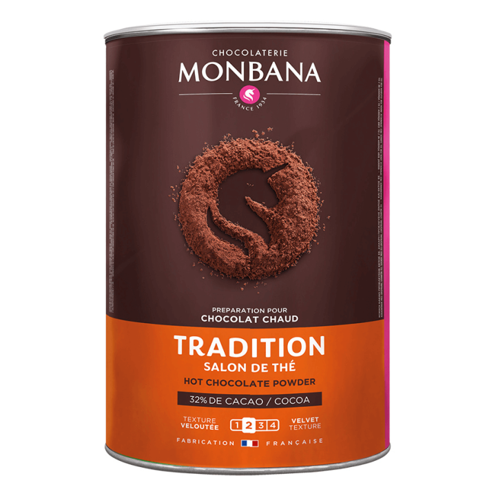 Chocolat en poudre tradition salon de thé 52% de cacao 1 kg 