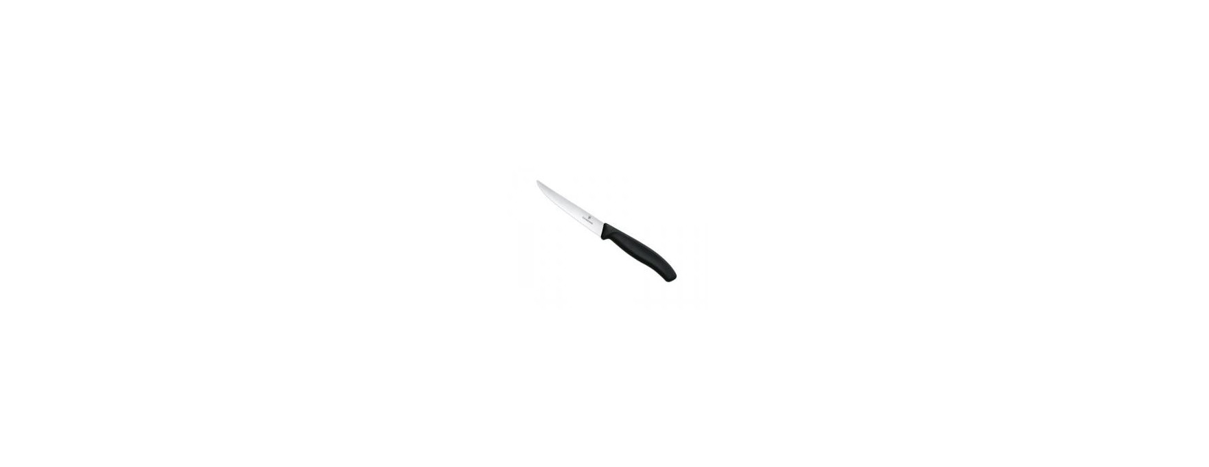 Coffret 6 couteaux steak manche noir - Victorinox
