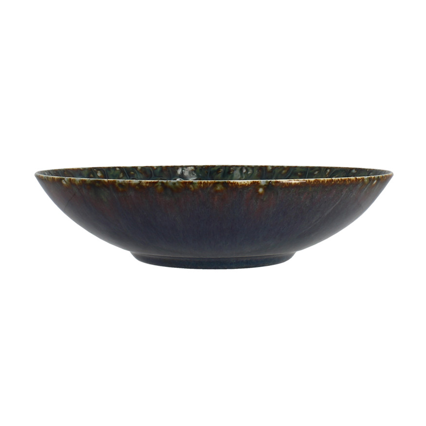 Assiette calotte 21cm Venus en porcelaine émail réactif - Og