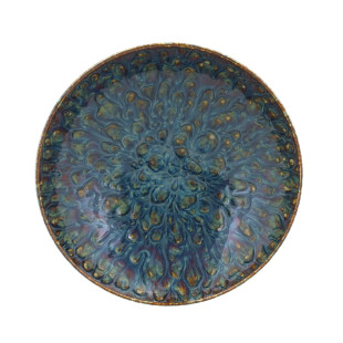 Assiette calotte 21cm Venus en porcelaine émail réactif - Og