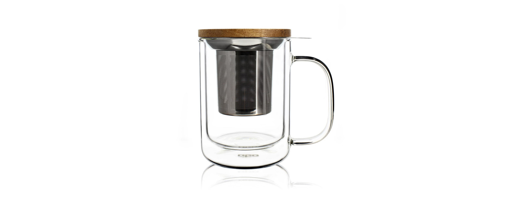 Tisanière Gustave verre double paroi 350ml - Ogo living
