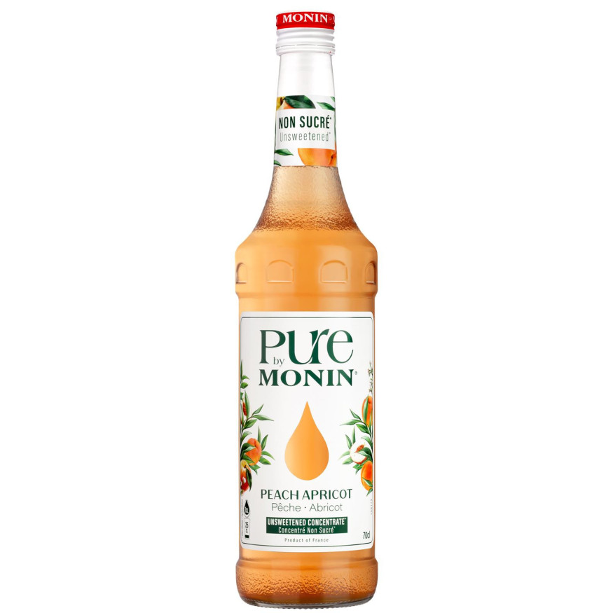 Pure by Monin pêche / abricot 70cl- Monin