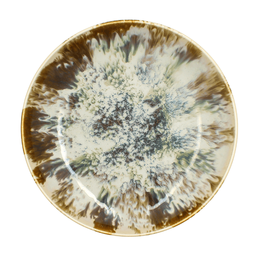 Assiette grande calotte 26cm en porcelaine Maka - Ogo living