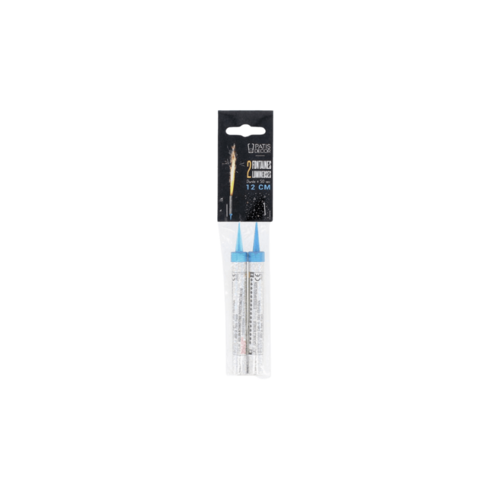 2 fuses Fontaines Lumineuses Patsisdcor argentes  - Patisdec